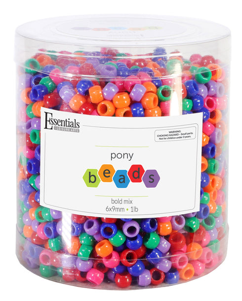 Bold Mix Pony Beads